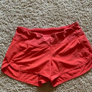 Super cute barely worn Lululemon speed shorts